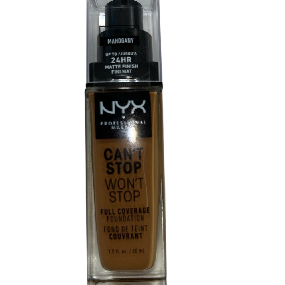 NYX PROFESSIONAL MAKEUP 16 Mahogany Can't Stop Won't Stop Foundation 1oz
